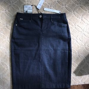 NWT White House Black Market Denim Mini Skirt.